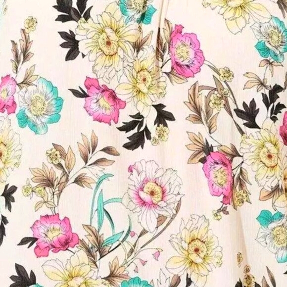 ❤NWT VINTAGE TORRID MINI FLORAL PRINT PUFF SLEEVE,TIERED TRAPEZE DRESS PLUS SIZE - Picture 2 of 12